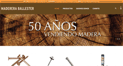 Desktop Screenshot of maderera-ballester.com
